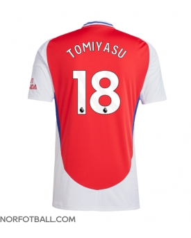 Billige Fotballdrakt Arsenal Takehiro Tomiyasu #18 Replika Hjemmedrakt 2024-25 Kortermet